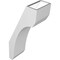 Ekena Millwork 6-in. W x 10-in. D x 22-in. H Legacy Architectural Grade PVC Knee Brace BRCP06X10X22LEC - alternate 3
